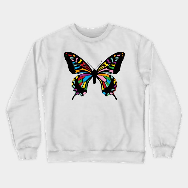 Butterfly Crewneck Sweatshirt by kawaii_shop